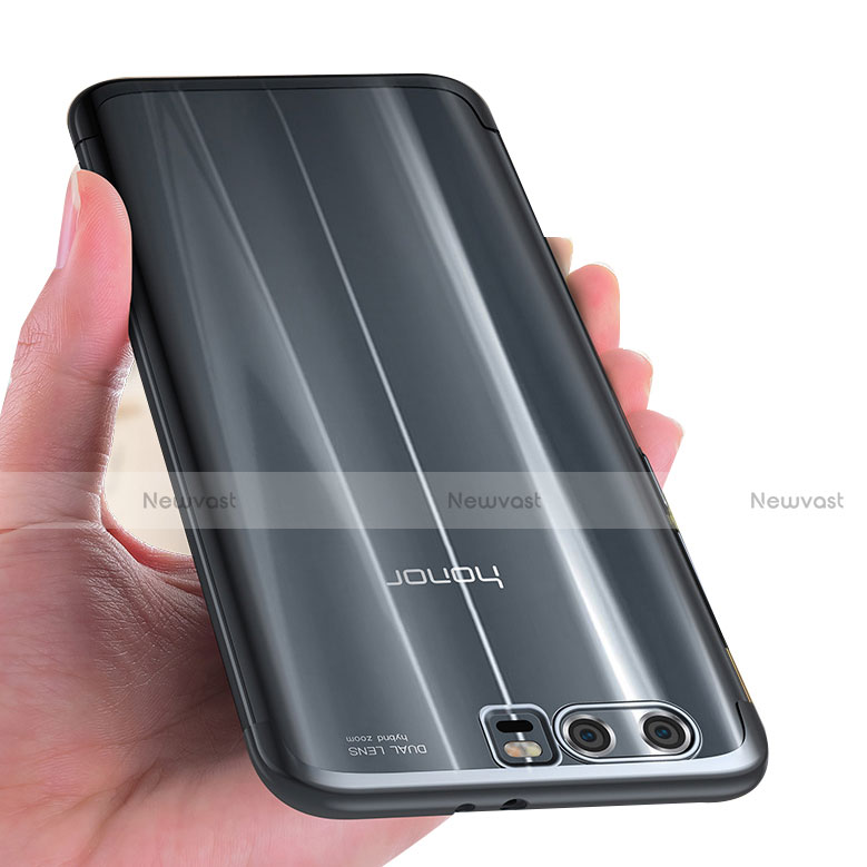 Ultra-thin Transparent TPU Soft Case T09 for Huawei Honor 9 Premium Silver