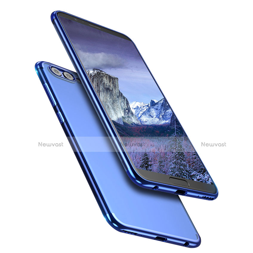 Ultra-thin Transparent TPU Soft Case T09 for Huawei Honor View 10 Blue
