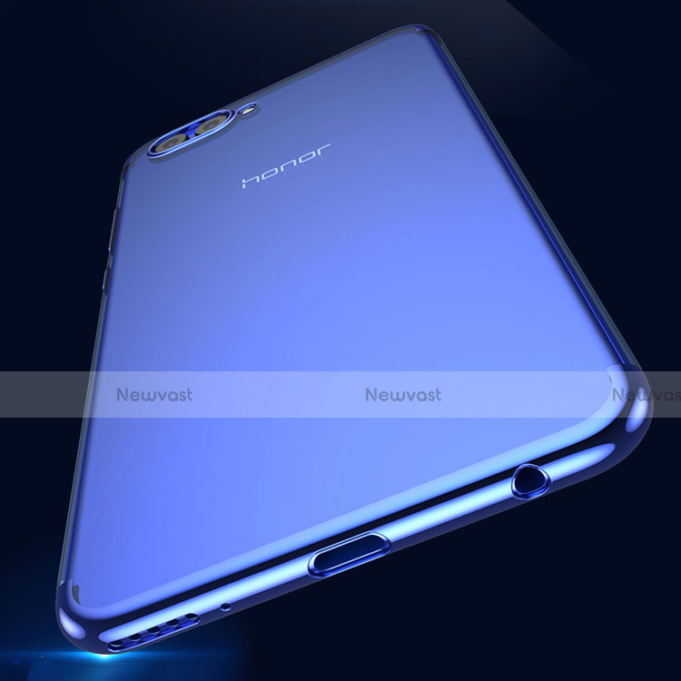 Ultra-thin Transparent TPU Soft Case T09 for Huawei Honor View 10 Blue