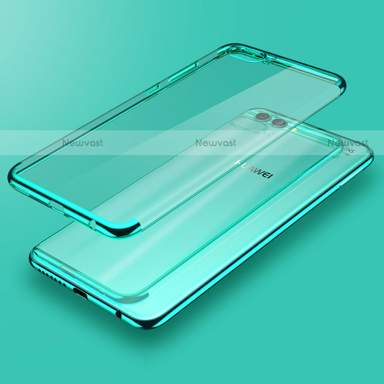 Ultra-thin Transparent TPU Soft Case T09 for Huawei Nova 2S Blue