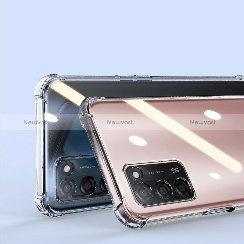 Ultra-thin Transparent TPU Soft Case T09 for Oppo A56 5G Clear