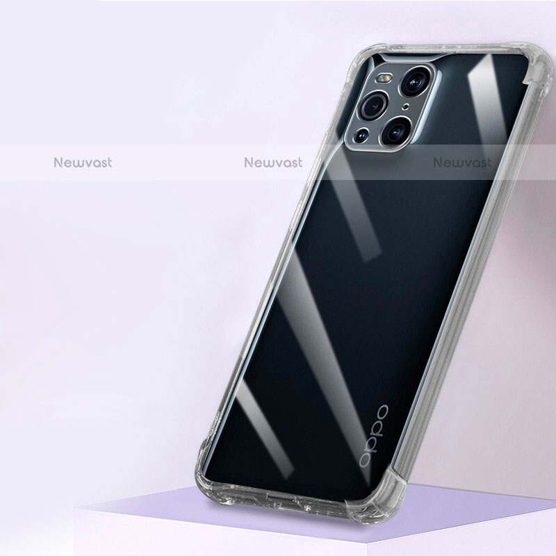 Ultra-thin Transparent TPU Soft Case T09 for Oppo Find X3 Pro 5G Clear