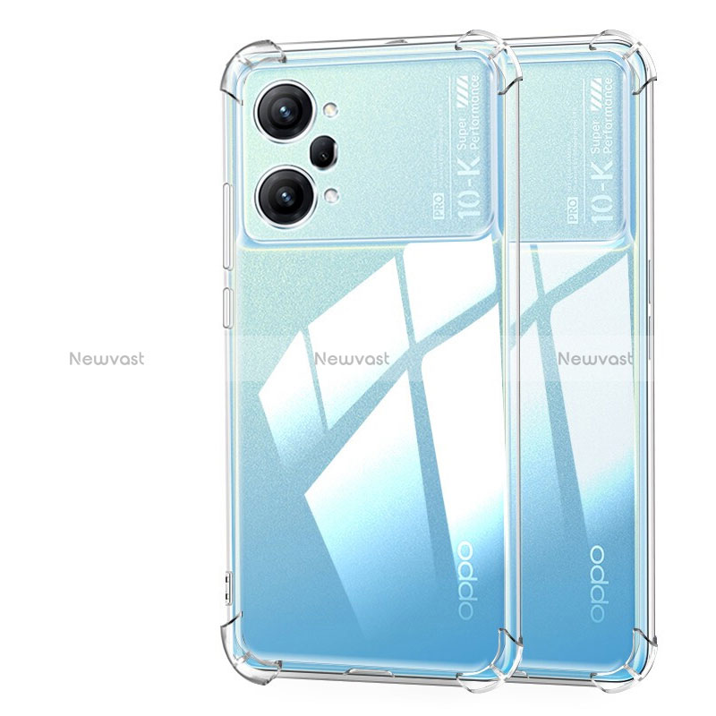 Ultra-thin Transparent TPU Soft Case T09 for Oppo K10 Pro 5G Clear
