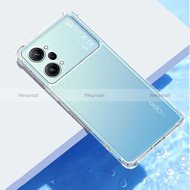 Ultra-thin Transparent TPU Soft Case T09 for Oppo K10 Pro 5G Clear