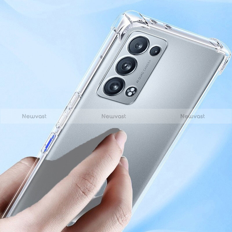 Ultra-thin Transparent TPU Soft Case T09 for Oppo Reno6 Pro+ Plus 5G Clear