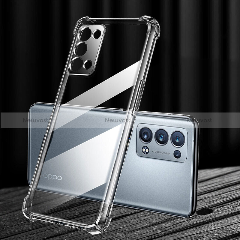 Ultra-thin Transparent TPU Soft Case T09 for Oppo Reno6 Pro+ Plus 5G Clear