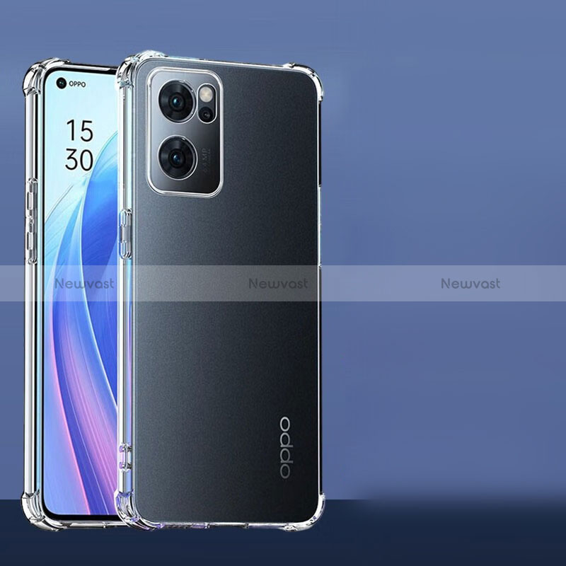 Ultra-thin Transparent TPU Soft Case T09 for Oppo Reno7 5G Clear