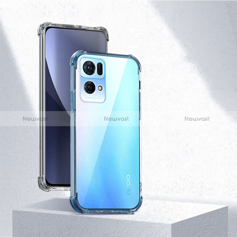 Ultra-thin Transparent TPU Soft Case T09 for Oppo Reno7 Pro 5G Clear