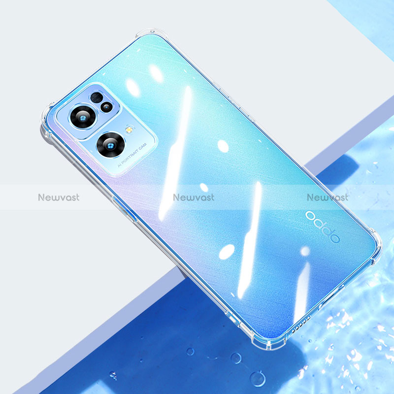 Ultra-thin Transparent TPU Soft Case T09 for Oppo Reno7 Pro 5G Clear