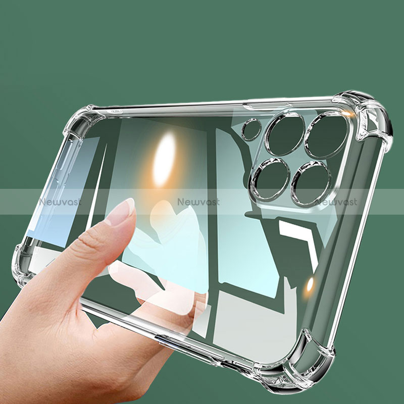 Ultra-thin Transparent TPU Soft Case T09 for Samsung Galaxy M12 Clear