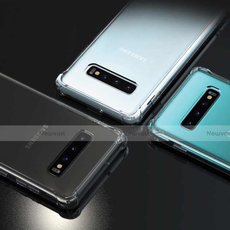Ultra-thin Transparent TPU Soft Case T09 for Samsung Galaxy S10 Plus Clear