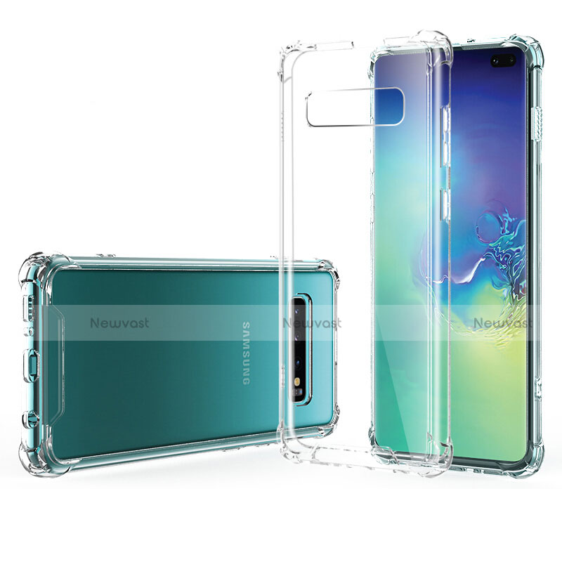 Ultra-thin Transparent TPU Soft Case T09 for Samsung Galaxy S10 Plus Clear