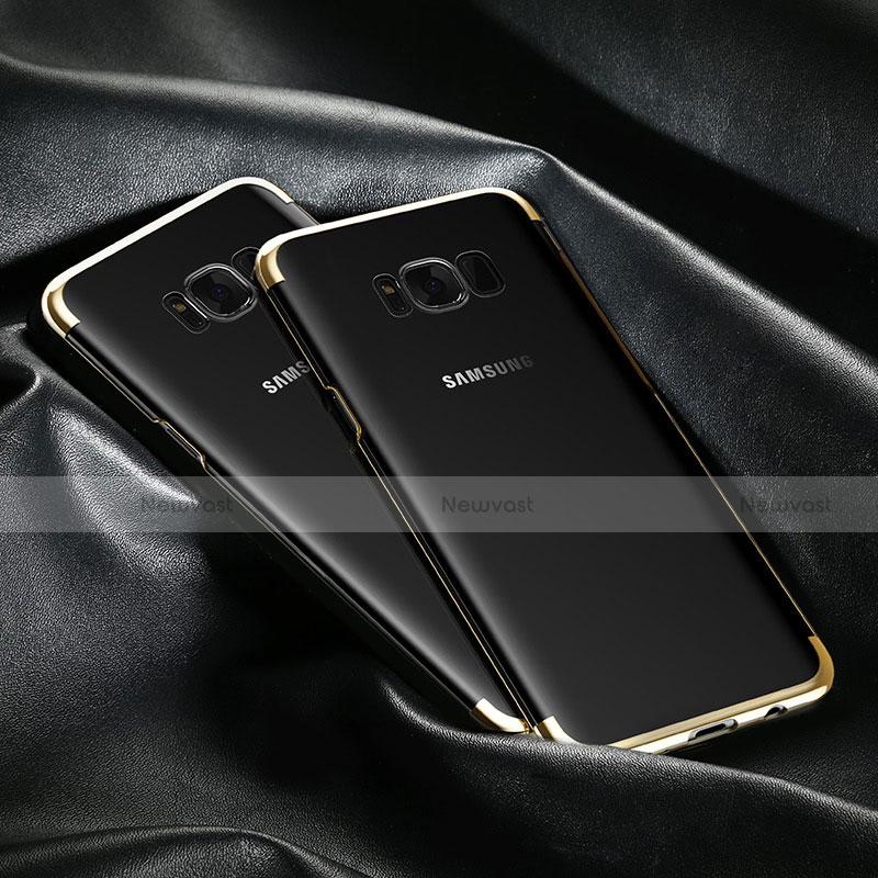 Ultra-thin Transparent TPU Soft Case T09 for Samsung Galaxy S8 Gold