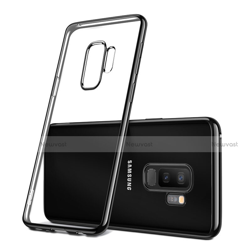 Ultra-thin Transparent TPU Soft Case T09 for Samsung Galaxy S9 Plus Black