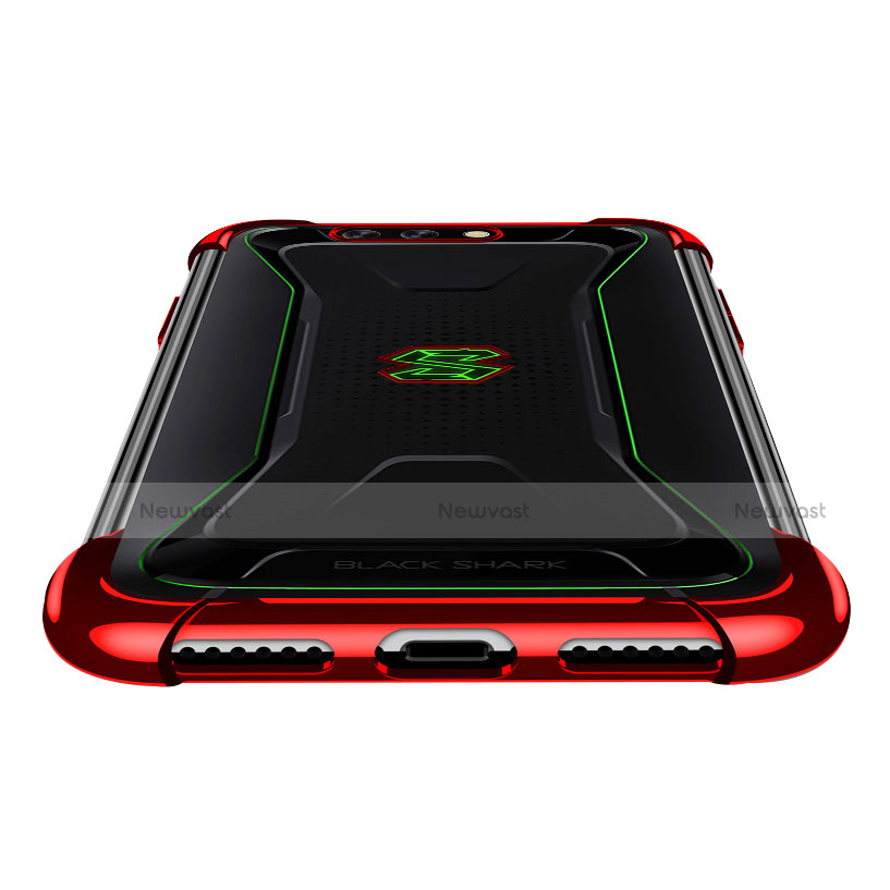 Ultra-thin Transparent TPU Soft Case T09 for Xiaomi Black Shark Red