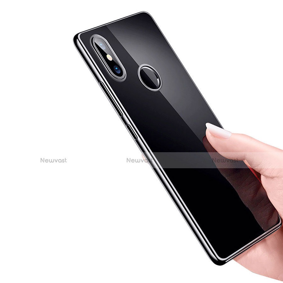 Ultra-thin Transparent TPU Soft Case T09 for Xiaomi Mi 8 Black