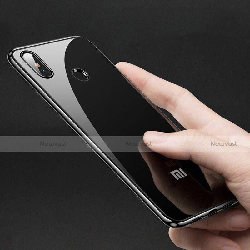 Ultra-thin Transparent TPU Soft Case T09 for Xiaomi Mi 8 Black