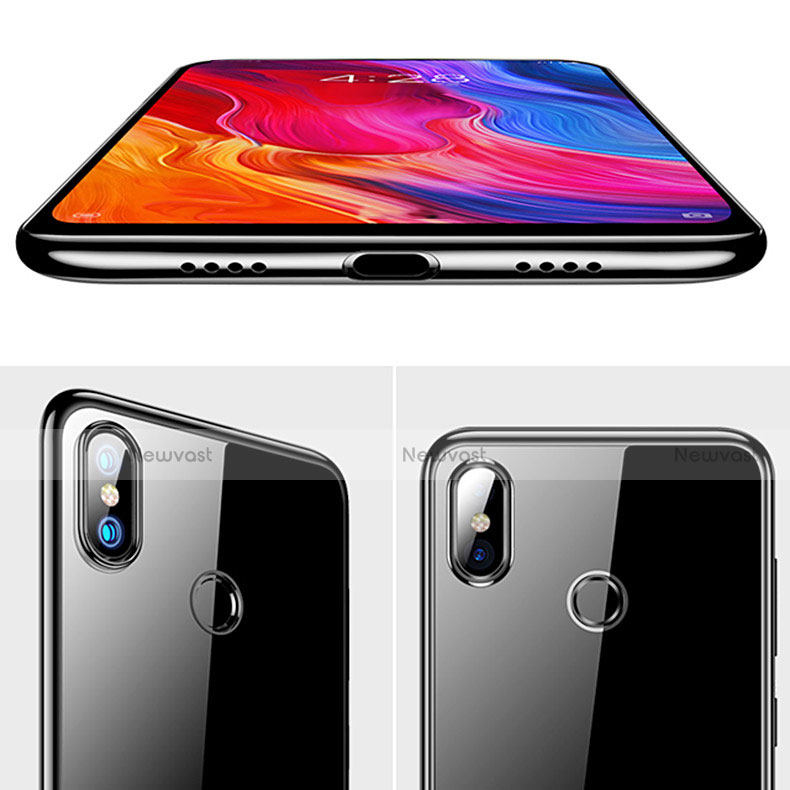 Ultra-thin Transparent TPU Soft Case T09 for Xiaomi Mi 8 Black