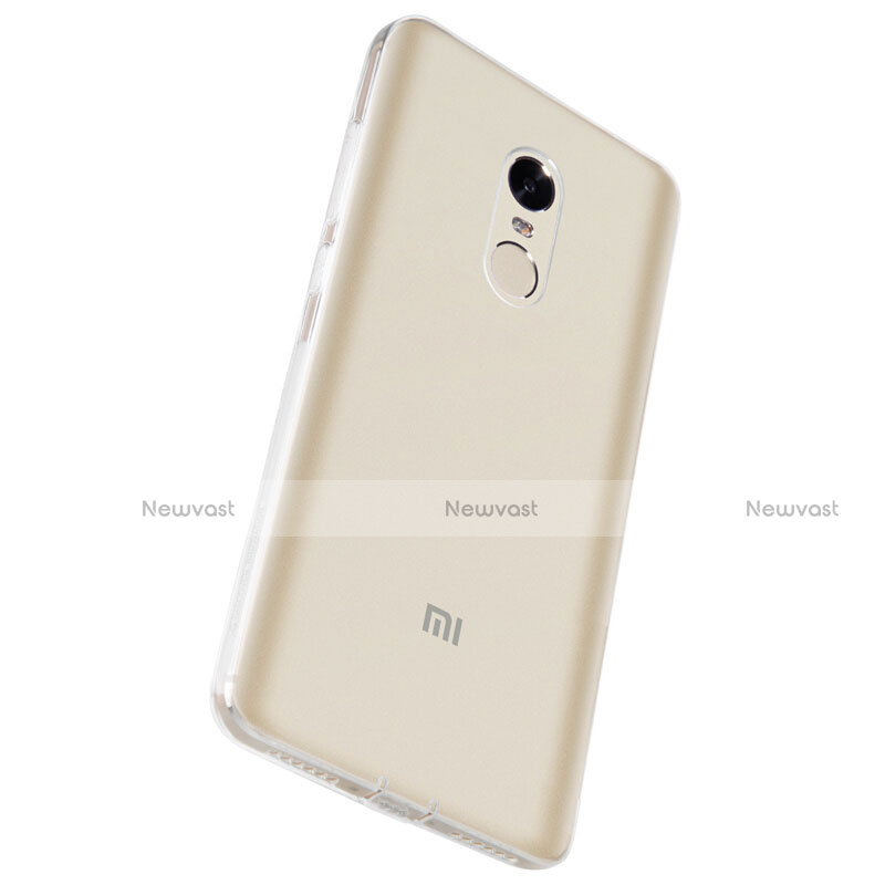 Ultra-thin Transparent TPU Soft Case T09 for Xiaomi Redmi Note 4 Standard Edition Clear