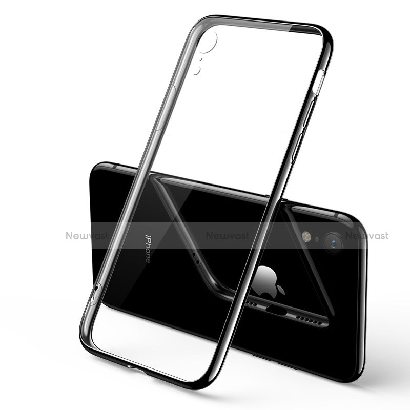 Ultra-thin Transparent TPU Soft Case T10 for Apple iPhone XR Black