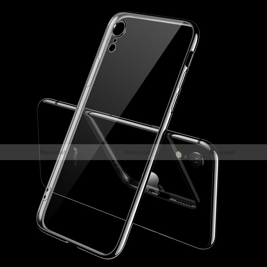 Ultra-thin Transparent TPU Soft Case T10 for Apple iPhone XR Black