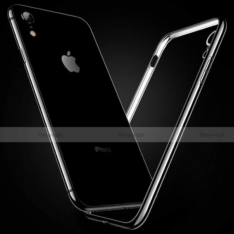 Ultra-thin Transparent TPU Soft Case T10 for Apple iPhone XR Black