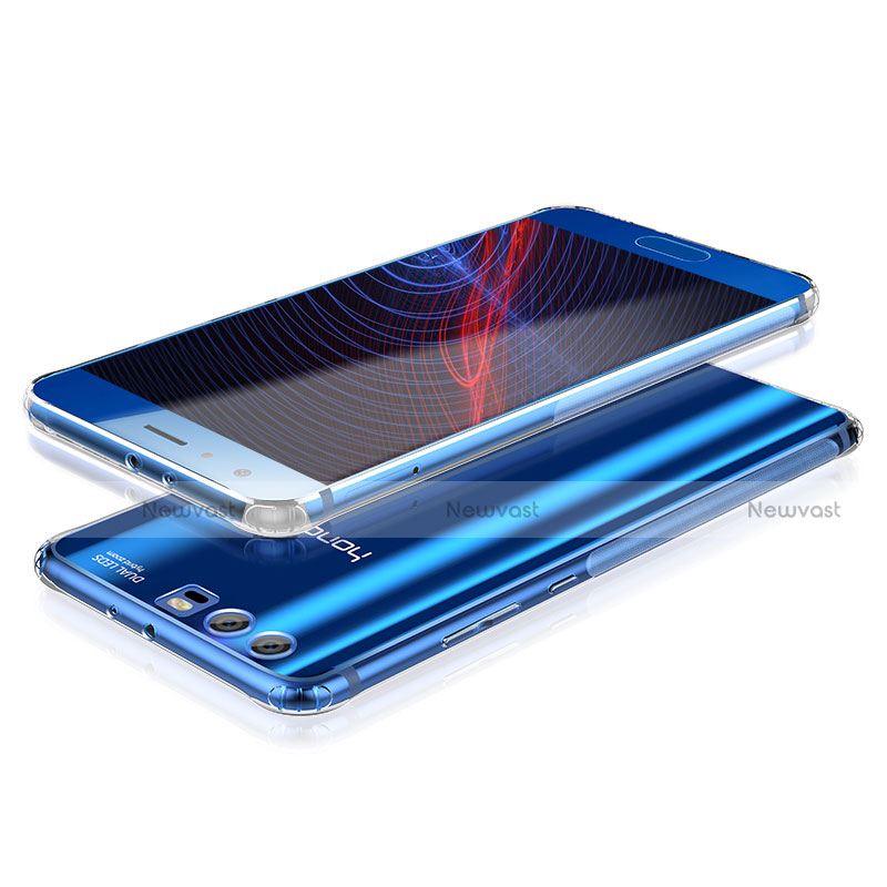 Ultra-thin Transparent TPU Soft Case T10 for Huawei Honor 9 Premium Silver