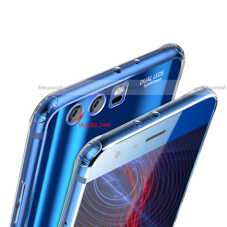 Ultra-thin Transparent TPU Soft Case T10 for Huawei Honor 9 Silver