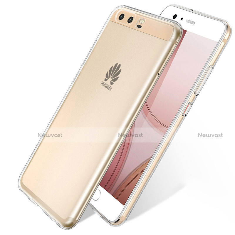 Ultra-thin Transparent TPU Soft Case T10 for Huawei P10 Plus Clear