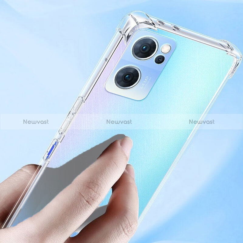 Ultra-thin Transparent TPU Soft Case T10 for Oppo Find X5 Lite 5G Clear