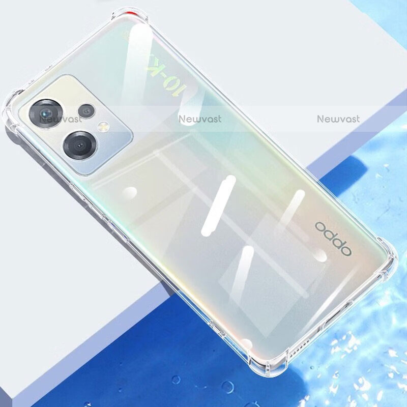 Ultra-thin Transparent TPU Soft Case T10 for Oppo K10X 5G Clear