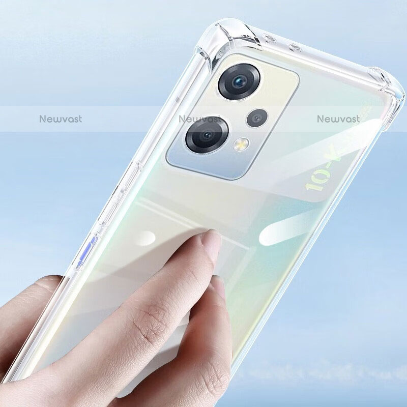 Ultra-thin Transparent TPU Soft Case T10 for Oppo K10X 5G Clear