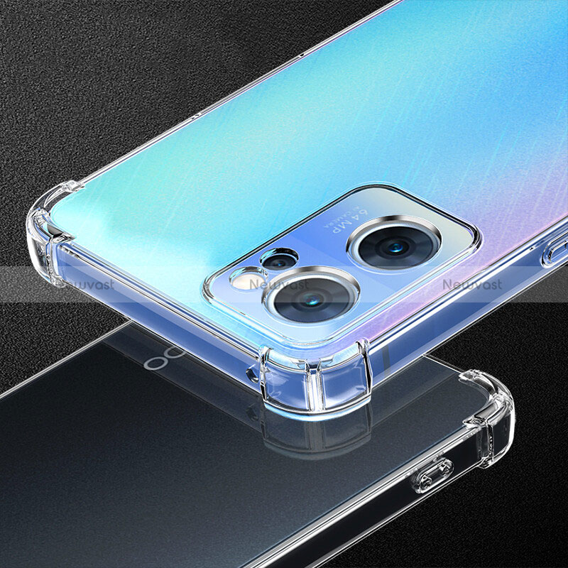 Ultra-thin Transparent TPU Soft Case T10 for Oppo Reno7 SE 5G Clear