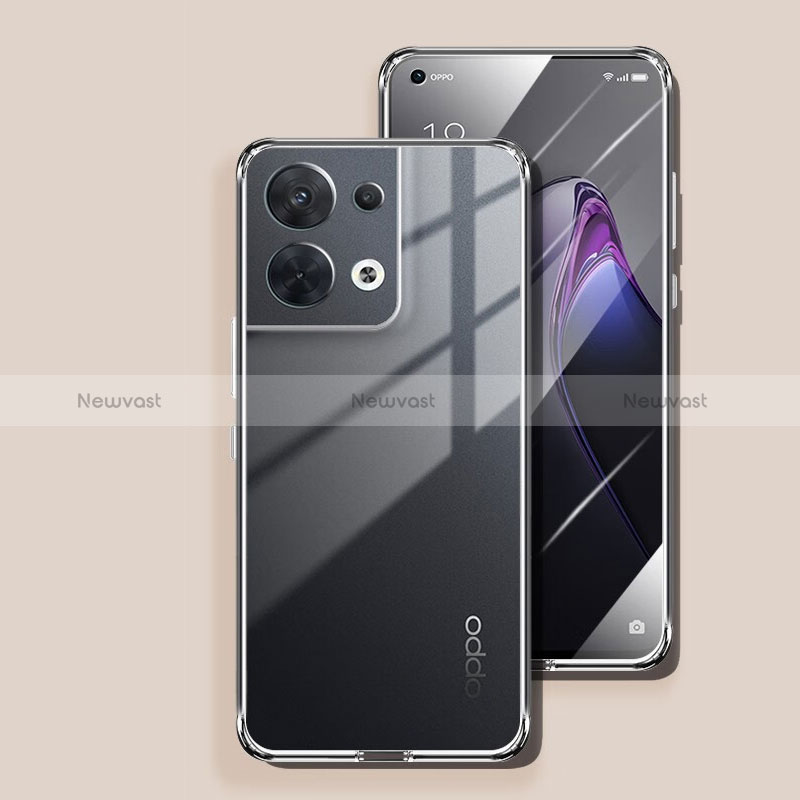 Ultra-thin Transparent TPU Soft Case T10 for Oppo Reno8 Pro 5G Clear