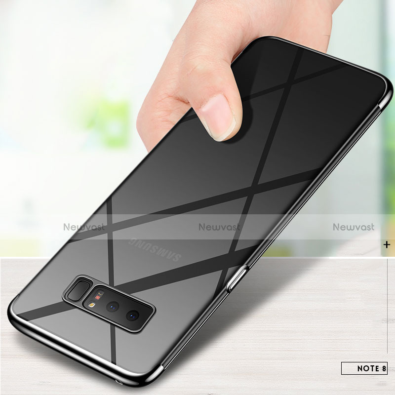 Ultra-thin Transparent TPU Soft Case T10 for Samsung Galaxy Note 8 Black