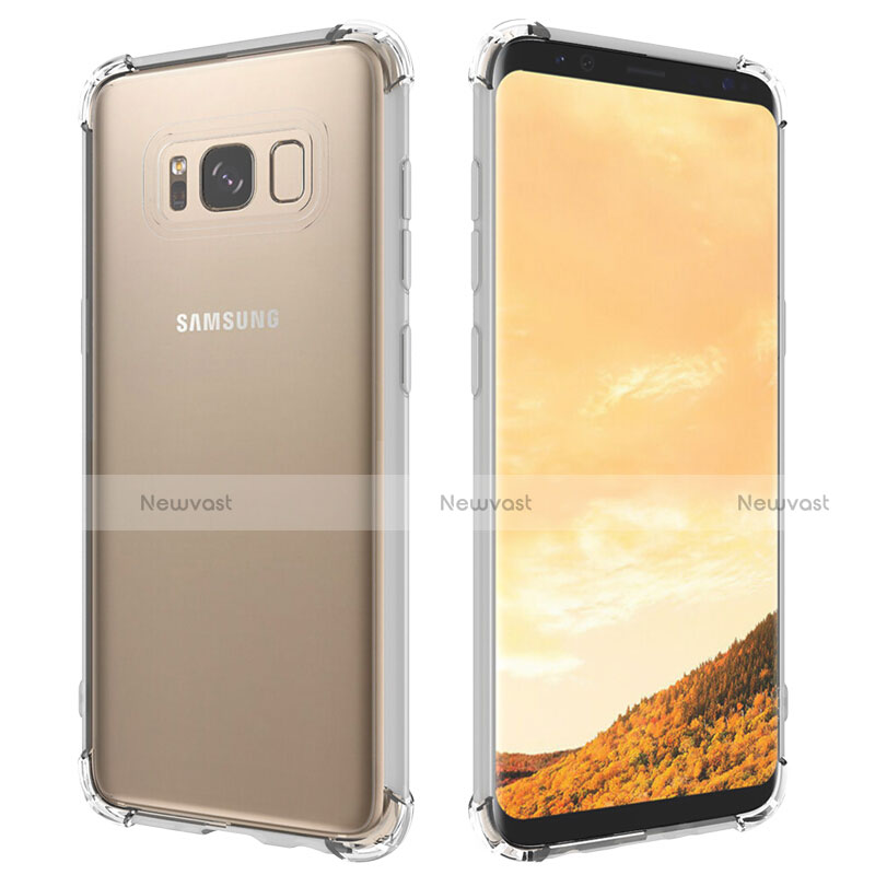 Ultra-thin Transparent TPU Soft Case T10 for Samsung Galaxy S8 Clear