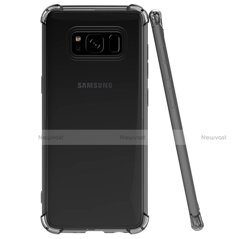 Ultra-thin Transparent TPU Soft Case T10 for Samsung Galaxy S8 Plus Gray