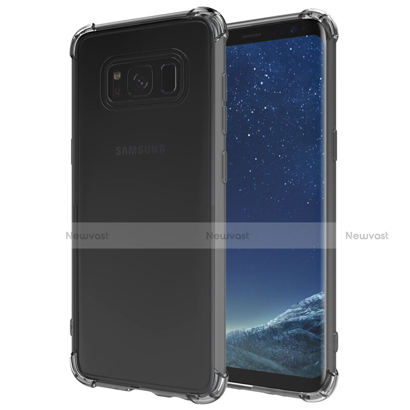 Ultra-thin Transparent TPU Soft Case T10 for Samsung Galaxy S8 Plus Gray