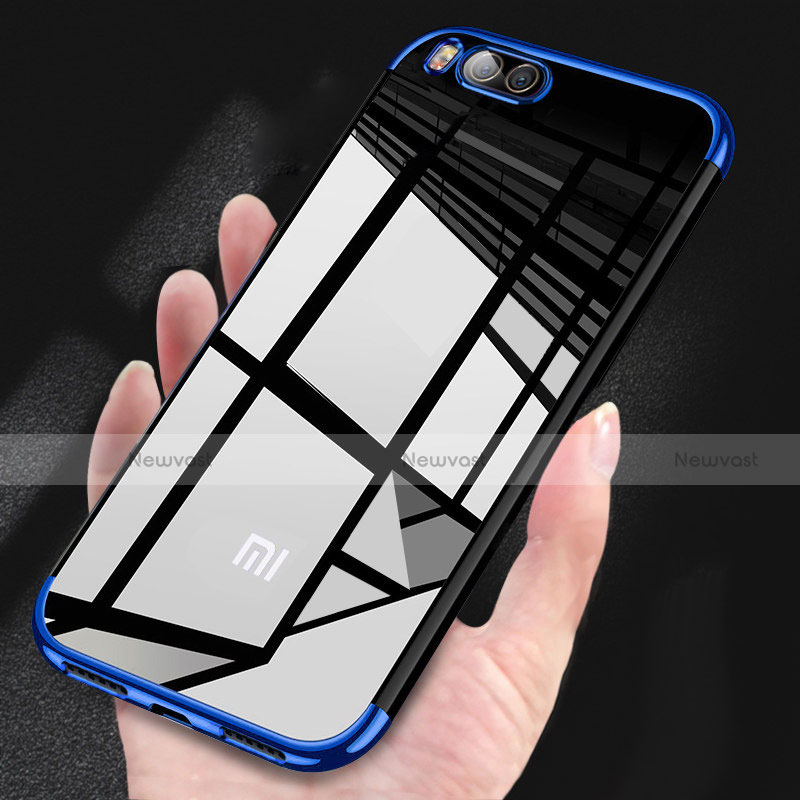 Ultra-thin Transparent TPU Soft Case T10 for Xiaomi Mi 6 Blue