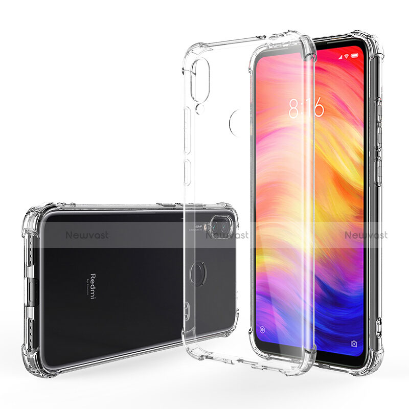 Ultra-thin Transparent TPU Soft Case T10 for Xiaomi Redmi Note 7 Clear