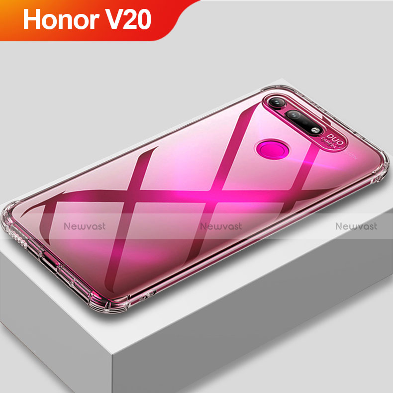 Ultra-thin Transparent TPU Soft Case T11 for Huawei Honor V20 Clear