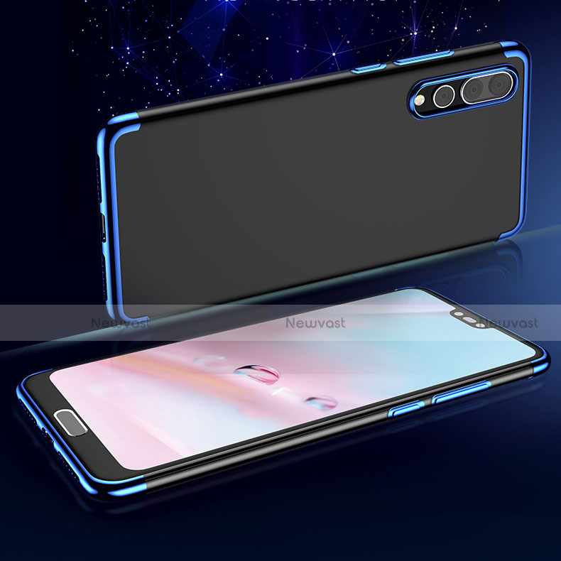 Ultra-thin Transparent TPU Soft Case T11 for Huawei P20 Pro Blue