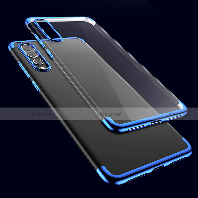 Ultra-thin Transparent TPU Soft Case T11 for Huawei P20 Pro Blue