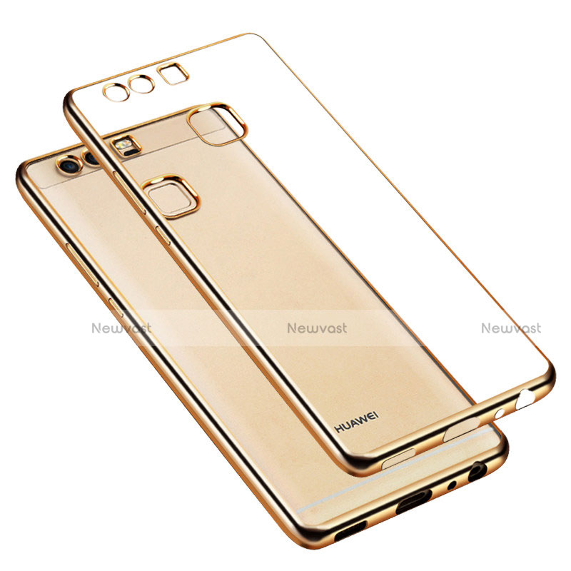 Ultra-thin Transparent TPU Soft Case T11 for Huawei P9 Plus Gold