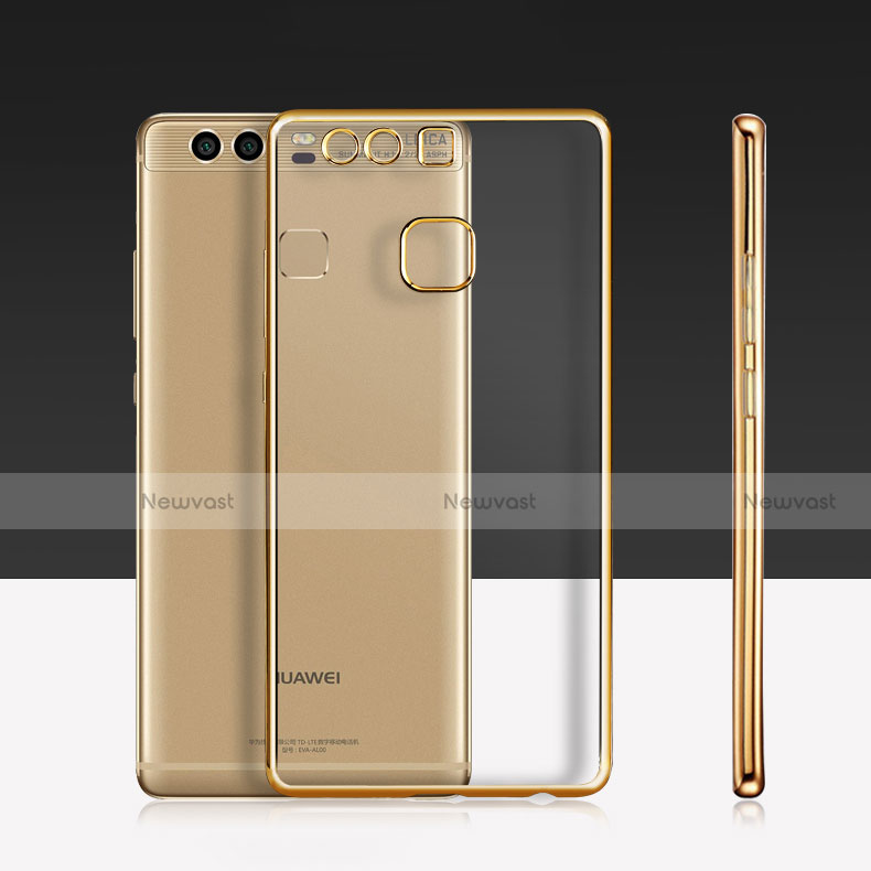 Ultra-thin Transparent TPU Soft Case T11 for Huawei P9 Plus Gold