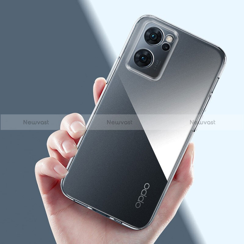 Ultra-thin Transparent TPU Soft Case T11 for Oppo Find X5 Lite 5G Clear