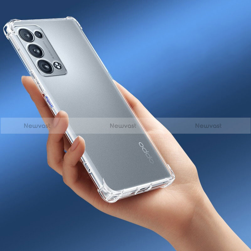 Ultra-thin Transparent TPU Soft Case T11 for Oppo Reno6 Pro+ Plus 5G Clear