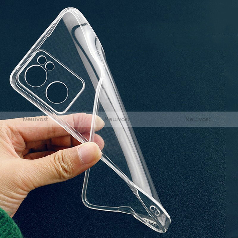 Ultra-thin Transparent TPU Soft Case T11 for Oppo Reno7 5G Clear