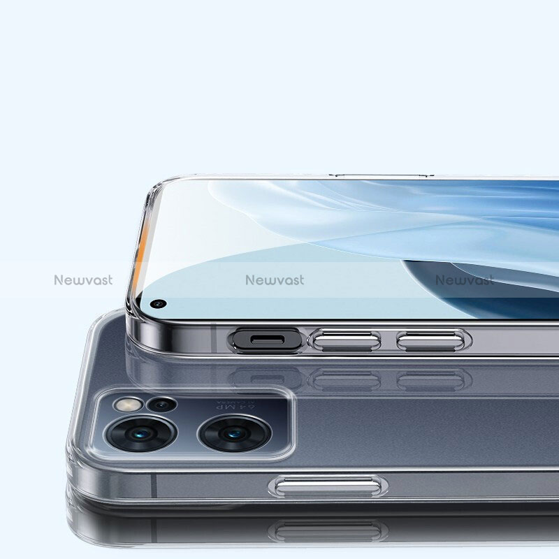 Ultra-thin Transparent TPU Soft Case T11 for Oppo Reno7 5G Clear