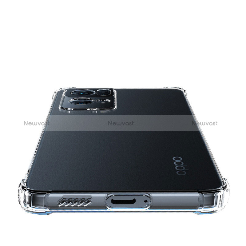 Ultra-thin Transparent TPU Soft Case T11 for Oppo Reno7 Pro 5G Clear